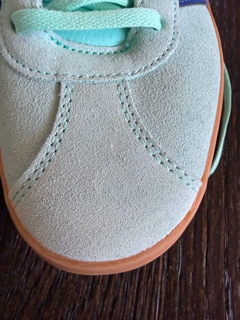 adidas Women's Originals Gazelle Bold Platform Shoes in Lucid Blue size 8 - Picture 7 of 12